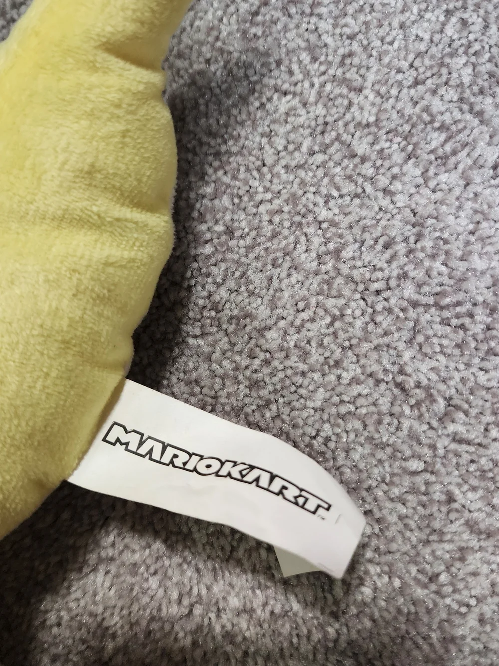 Smiling Banana Peel Plush Toy - Yellow